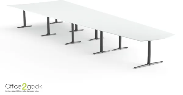 Switch Media konferensbord - 20 personer - 625 cm.